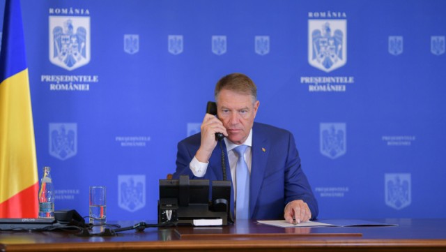 Klaus Iohannis i-a cerut lui Joe Biden crearea rapidă a Grupului de Luptă NATO în România