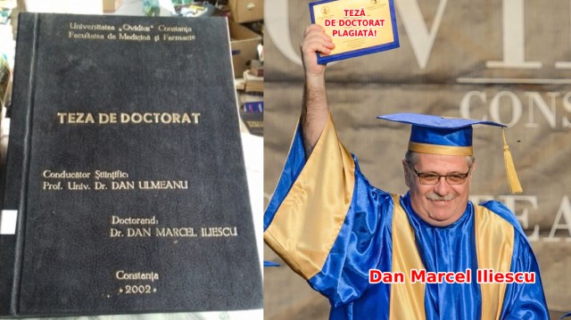 Bombă atomică! Dovada că Iliescu, rectorul de la Ovidius, este un plagiator de ultimă speță