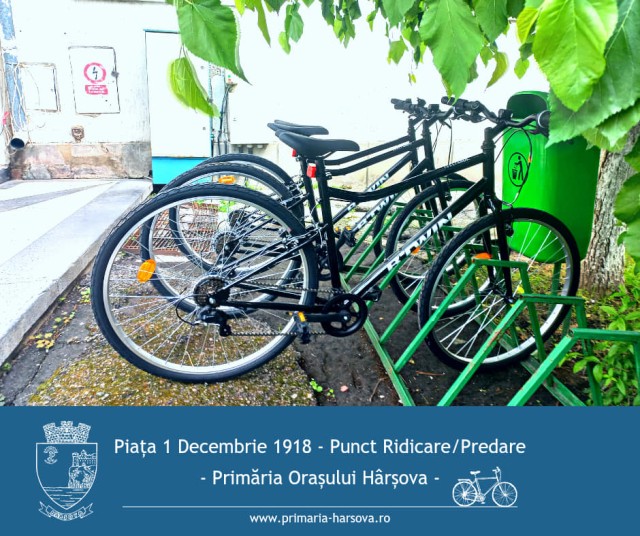 Primăria Hârșova a achiziționat 30 de biciclete pentru locuitorii orașului