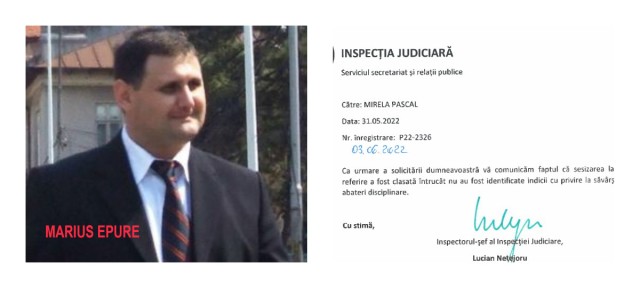 Bombă! Fostul șef al Curții de Apel, Marius Epure, a scăpat de cercetarea disciplinară