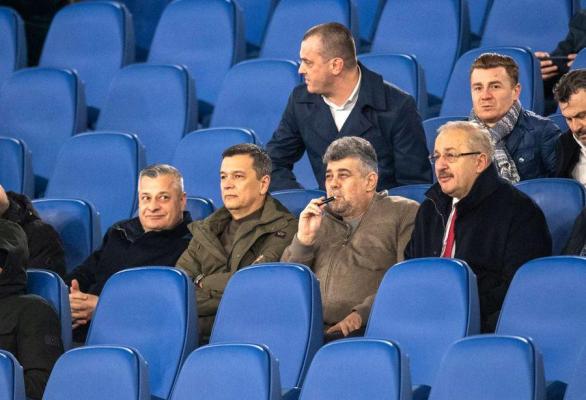 Liderii PSD au asistat la înfrângerea CFR-ului cu Lazio