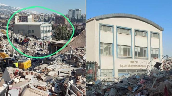Ce se află în singura clădire rămasă intactă la locul cutremurului din Turcia