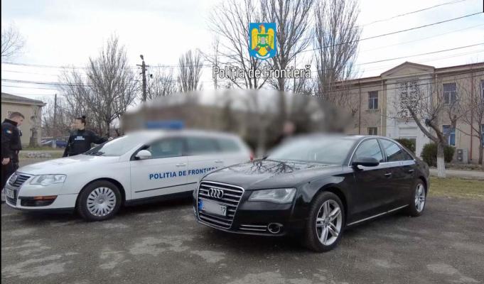 Autoturism de lux căutat în Germania, descoperit de poliţiştii de frontieră constănţeni