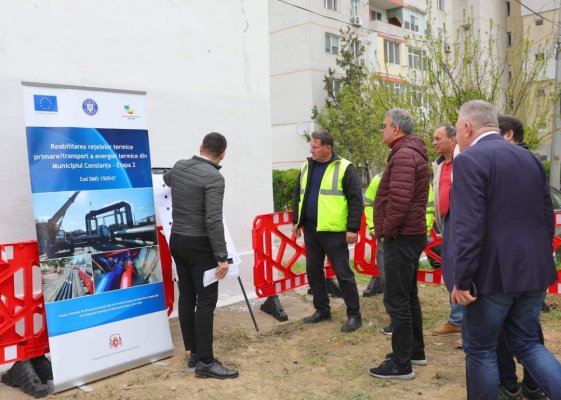 Începe cea de-a doua etapă a proiectului de modernizare a rețelei de termoficare din Constanța