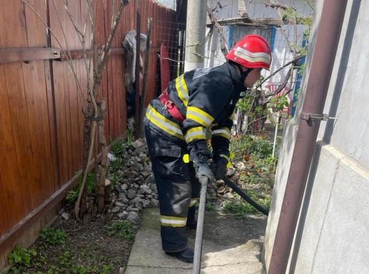 Un bărbat a murit, după ce locuința i-a luat foc, la Tulcea