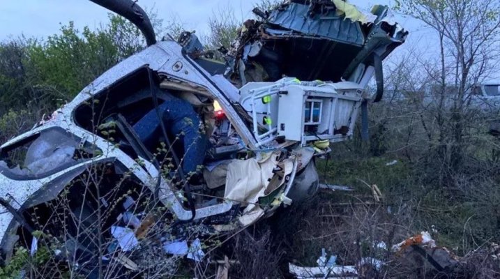 Elicopter prăbuşit în sudul Rusiei, pilotul a murit