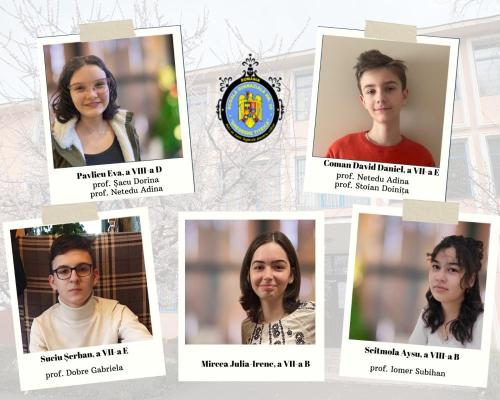 Școala „Gheorghe Țițeica”:12 calificări la etapele naționale ale olimpiadelor școlare