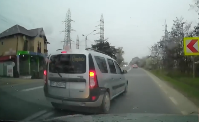 Șicanare în trafic, la Eforie. Video