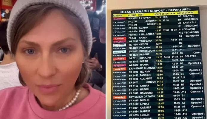 Mirela Vaida, furioasă după ce a fost blocată pe aeroportul din Bergamo mai mult de nouă ore