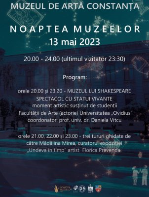„Noaptea Muzeelor” la Muzeul de Artă Constanța 