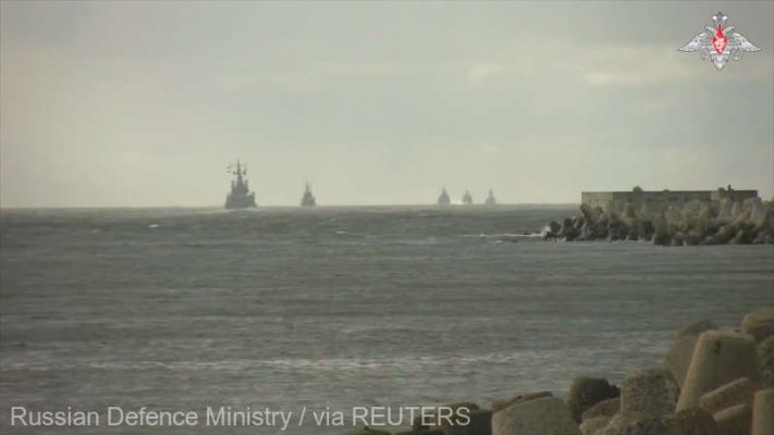 Rusia a început exerciţii navale în Marea Baltică, la o zi după NATO