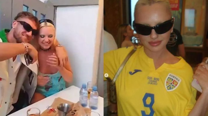 Cum a fost surprinsă Alexandra Stan alături de fotbalistul George Pușcaș în Mykonos