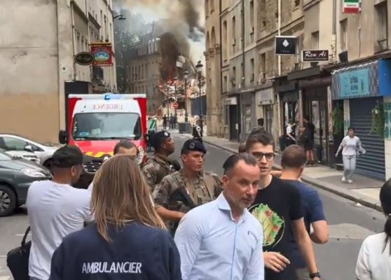 Explozie puternică în centrul Parisului. Zeci de persoane au fost rănite