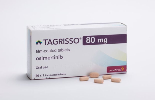 Medicamentul Tagrisso, produs de AstraZeneca, reduce riscul de deces la unii pacienţi cu cancer pulmonar operat