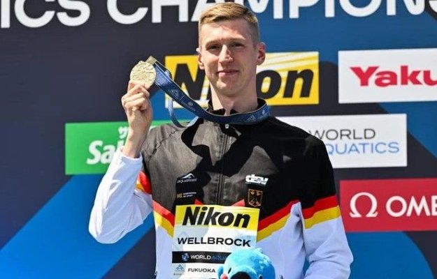 Nataţie: Germanul Florian Wellbrock, medaliat cu aur în proba de 10 km ape libere la Mondialele de la Fukuoka