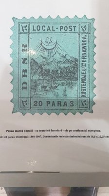 Un firman turcesc și un timbru poștal pentru linia ferată Constanța – Cernavodă, primul cu tematică feroviară din Europa