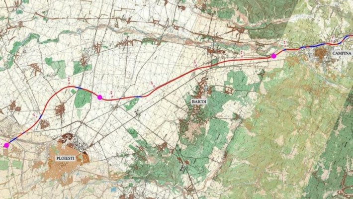 CNAIR a avizat traseul final pentru autostrada Ploieşti-Braşov