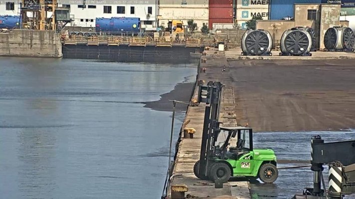 Un operator din Portul Constanța a fost amendat de Garda de Mediu 