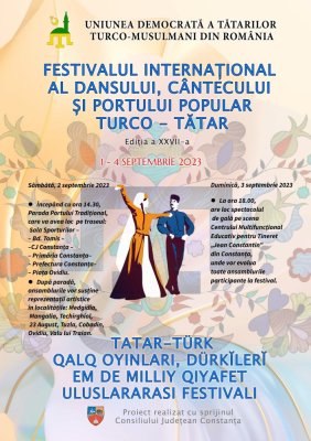 O nouă ediție a Festivalului Internațional al Dansului, Cântecului și Portului Popular Turco-Tătar