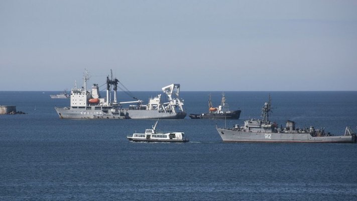 Al doilea atac asupra flotei ruse din Marea Neagră. Ruşii acuză că dronele marine au fost lansate din Deltă şi dirijate din România