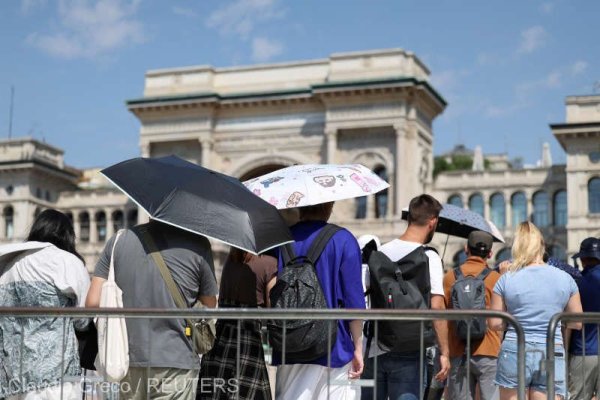 Italia: Milano a înregistrat cea mai fierbinte zi după anul 1763