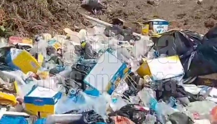 Siliștea a devenit groapă de gunoi, după zilele comunei. Video