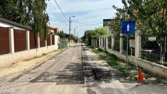 Se reabilitează carosabilul pe alte patru străzi din cartierul Palazu Mare