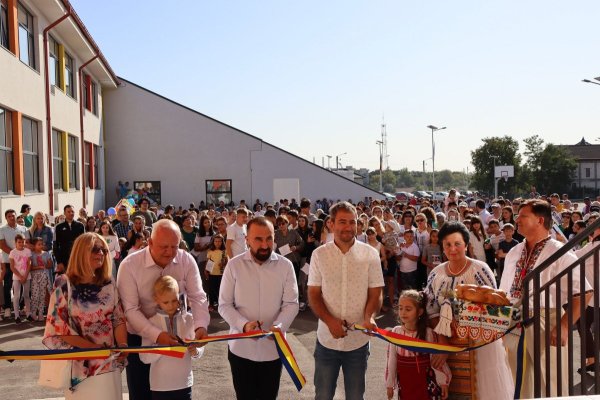 Școala nouă din Agigea a fost inaugurată cu fast
