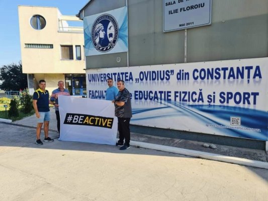 Primăria Orașului Năvodari a predat ștafeta BeActive Facultății de Educație Fizică și Sport