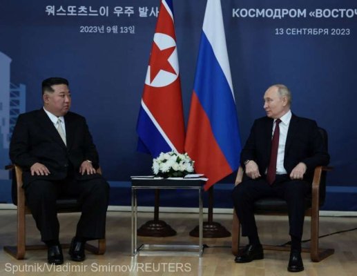 Summitul Putin-Kim: Preşedintele rus vede „perspective“ de cooperare militară cu Coreea de Nord