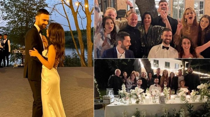Denis Hanganu s-a căsătorit! Primele imagini de la nunta de basm a protagonistului din serialul „Clanul”
