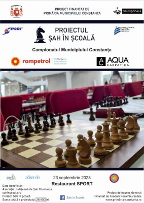 Competiție de șah pentru elevii din Constanța