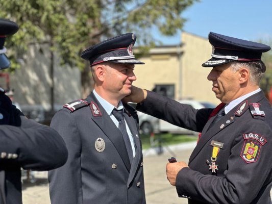 Un ofițer și 9 subofițeri din cadrul ISU Dobrogea au fost avansați în grad