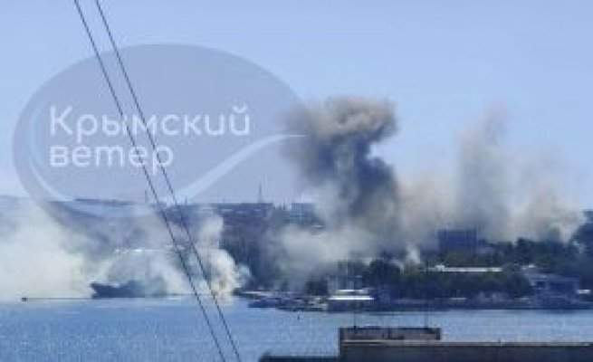 Ucraina a lovit și a distrus sediul Statului Major al Flotei Ruse de la Marea Neagră! 