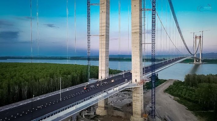 Probleme grave la Podul de la Brăila. Este afectată structura de rezistență. Video