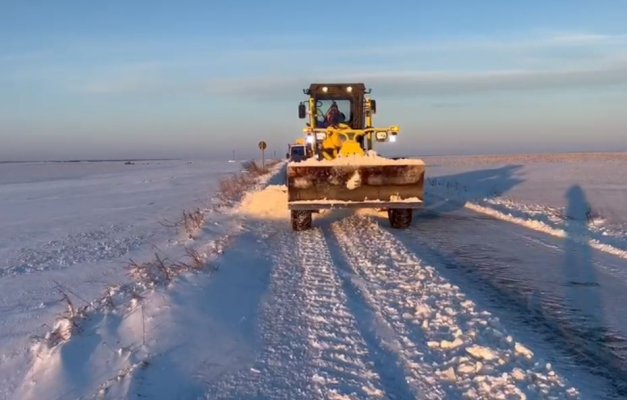 Tronsoane de drumuri naționale închise, din cauza condițiilor meteo nefavorabile, în Constanța și Tulcea