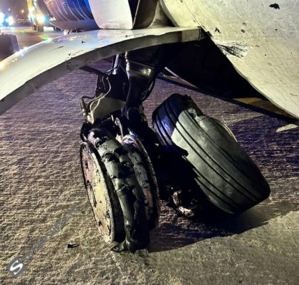 Avion Tarom, cu probleme la aterizare, pe aeroportul din Budapesta