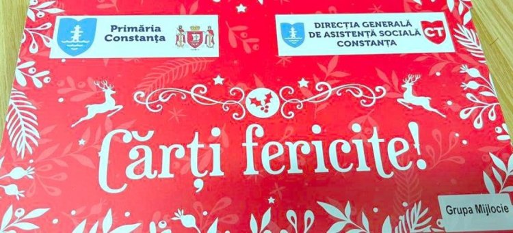 Cadouri de Crăciun pentru preșcolarii și elevii din Constanța!