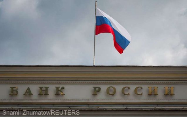 Banca Centrală a Rusiei a majorat rata dobânzii la 16%, pentru a stopa deprecierea rublei