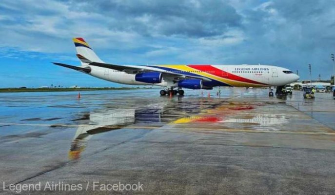 Un avion al companiei româneşti Legend Airlines, suspectat de trafic de persoane, a fost reţinut la sol în Franţa