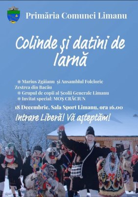 Comuna Limanu a dat startul Sărbătorilor de Iarnă