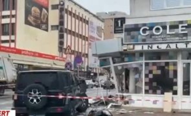 Un șofer beat a făcut dezastru: a intrat cu mașina direct într-un magazin