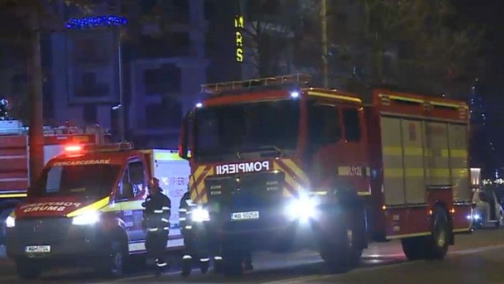 Incendiu izbucnit noaptea la un hotel din Ploiești