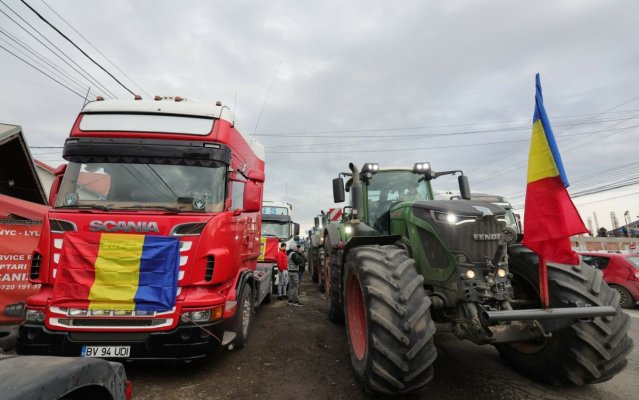 Protest cu 5.000 de oameni, 100 de TIR-uri fără remorcă şi 100 de tractoare, aprobat în Capitală