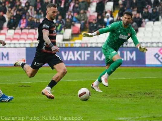 Fotbal: Drăguş a marcat un gol pentru Gaziantep