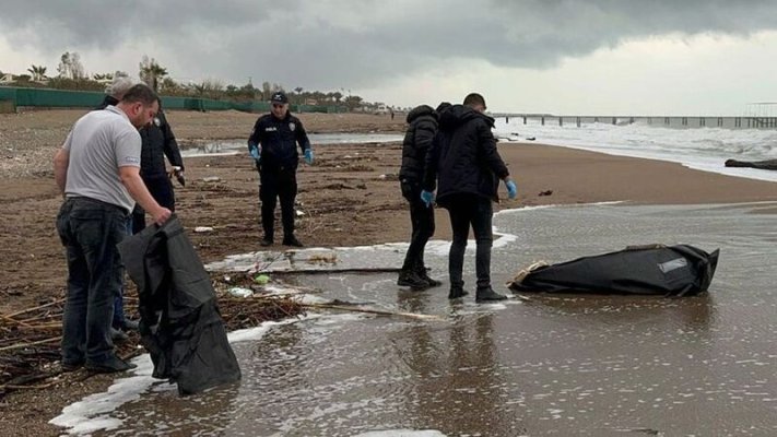 Șase cadavre găsite pe țărmurile din Antalya în ultimele cinci zile