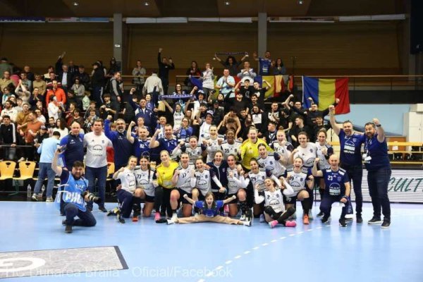 Handbal feminin: Dunărea Brăila a câştigat grupa din EHF European League