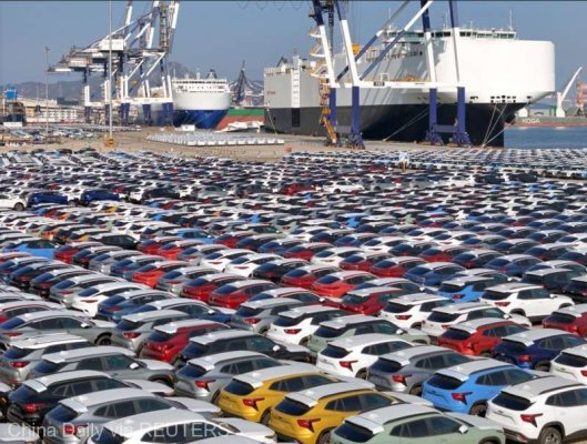 China a depăşit Japonia anul trecut, devenind cel mai mare exportator auto mondial
