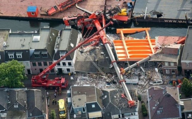 Olanda: Doi morţi şi doi răniţi în urma prăbuşirii unui pod în construcţie