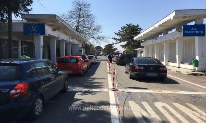 Trafic restricționat pentru camioane în PTF Vama Veche